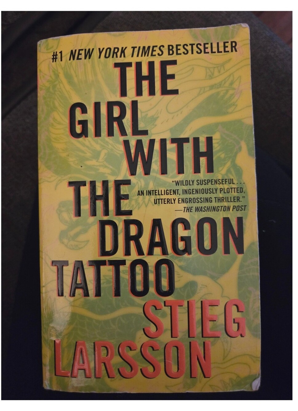 The Girl With the Dragon Tattoo Stieg Larsson Paperback Thriller
